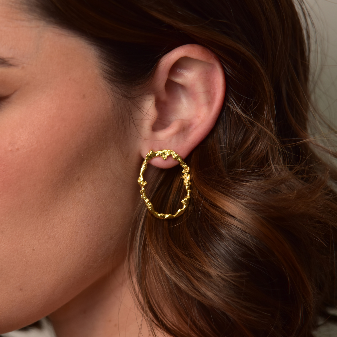 Handcrafted Jewelry by Colombian Artisans: Bronze with 24 Karat Gold Plating